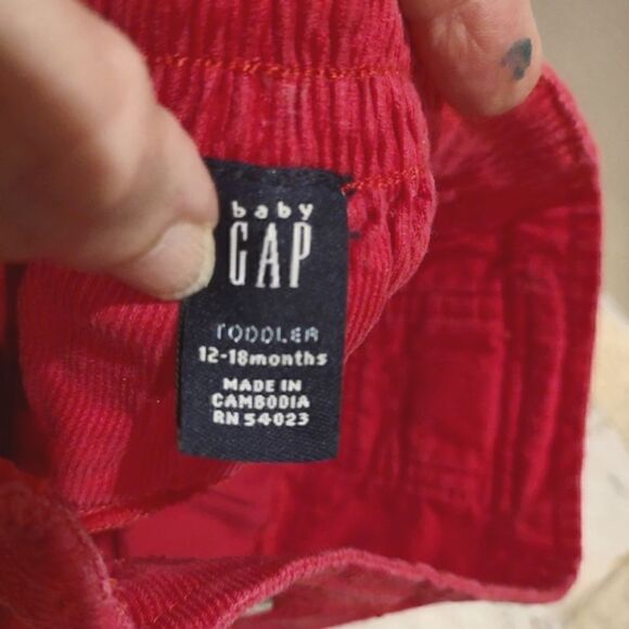 👍 Baby Gap 12 Month Pleated Corduroy Skirt. K1 - Picture 3 of 4